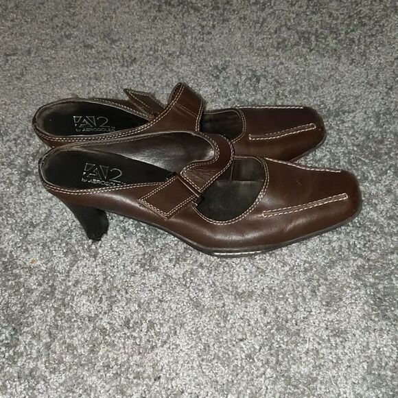 A2 By Aerosoles brown mules Sz 6B - Picture 5 of 6